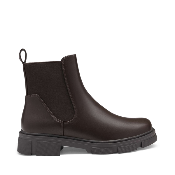 Low Heel Chelsea Boots - BROWN - 2