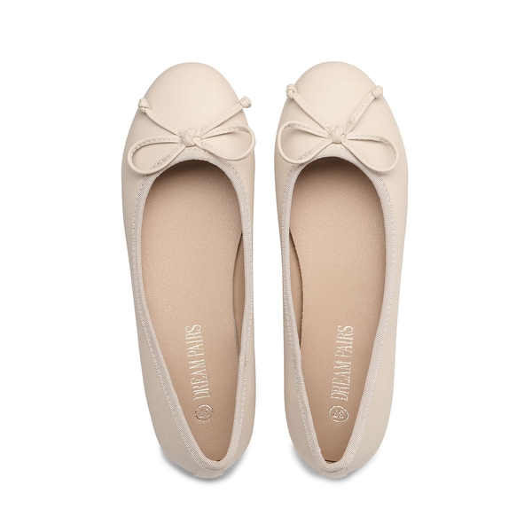 Classic Comfort Ballet Flats - BEIGE - 4