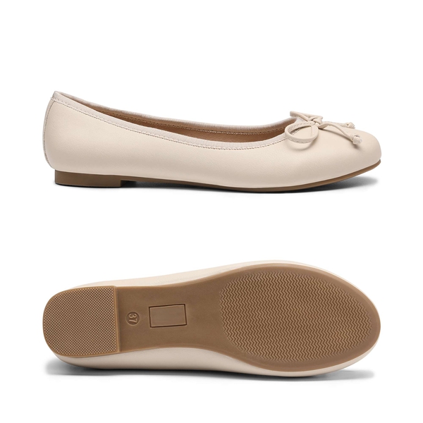 Classic Comfort Ballet Flats - BEIGE - 5
