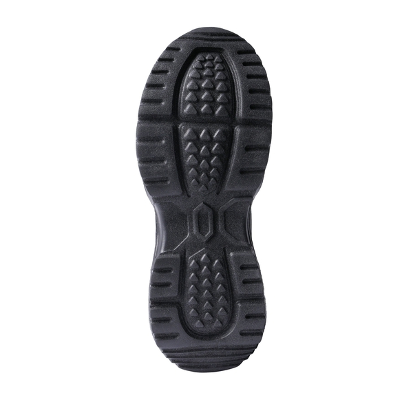 Chunky Platform Lace-up Sneakers - BLACK - 5