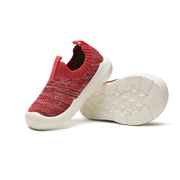 Kids Slip On Sneakers - RED - 4