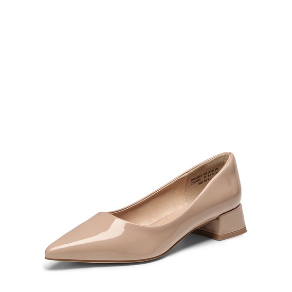 Block Heel Work Pumps - PINK -  0