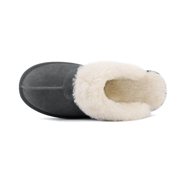 Fuzzy Bedroom Slippers - GREY - 1