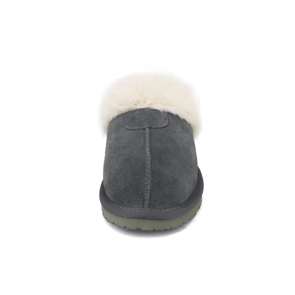 Fuzzy Bedroom Slippers - GREY - 2