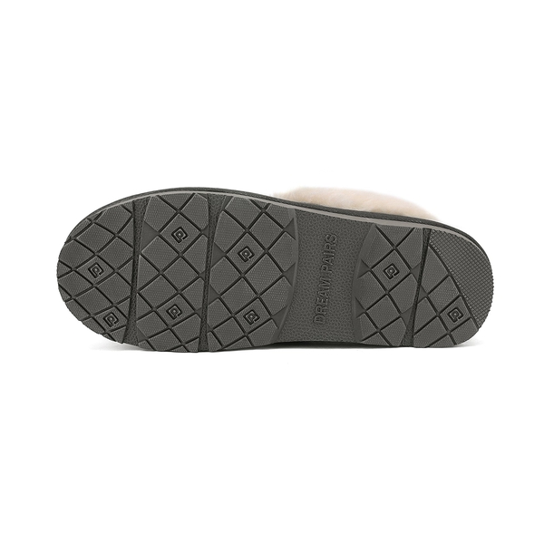Fuzzy Bedroom Slippers - GREY - 4