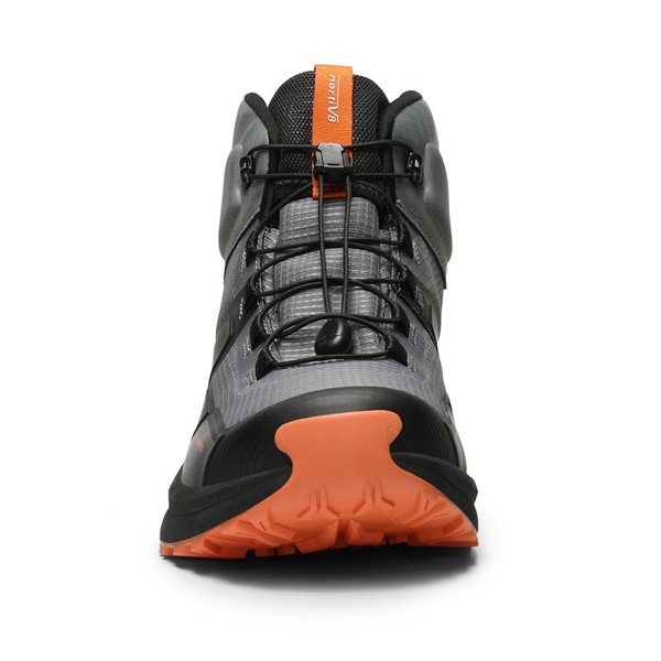 Men's Waterproof Lightweight Hiking Boots - GREY-ORANGE - 3