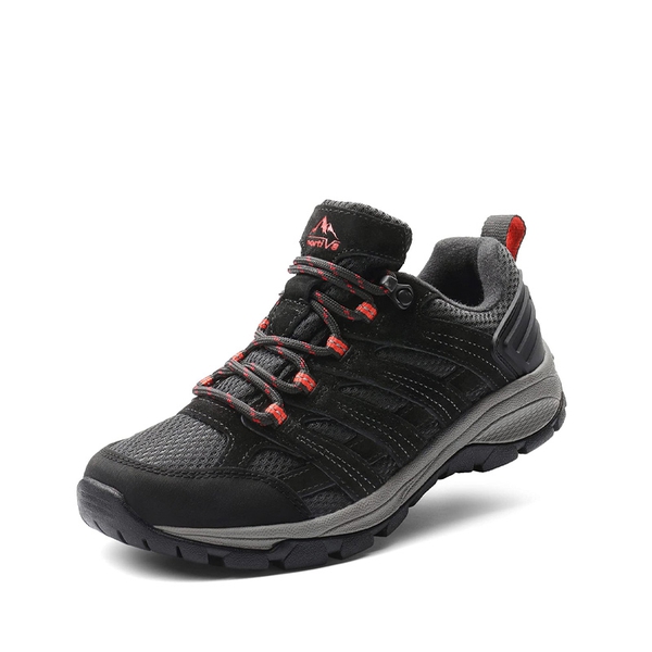 Women's Breathable Lightweight Hiking Shoes - BLACK -  0