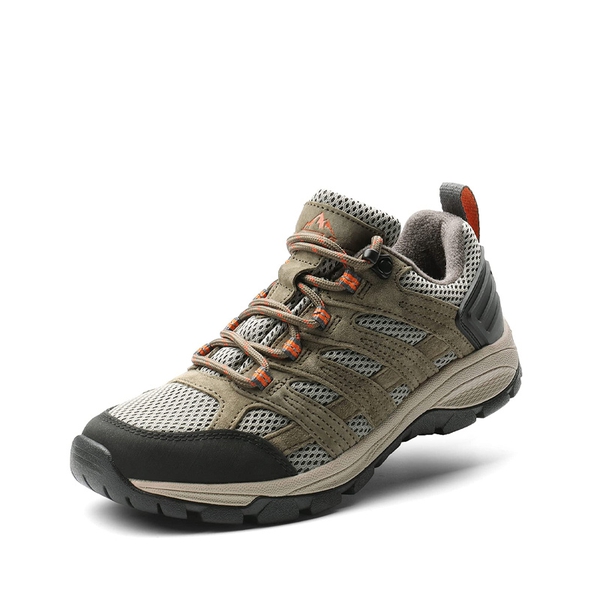 Women's Breathable Lightweight Hiking Shoes - KHAKI -  0