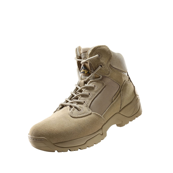 Men's Military Tactical Wide Work Boots【Wide Fit】 - SAND -  0
