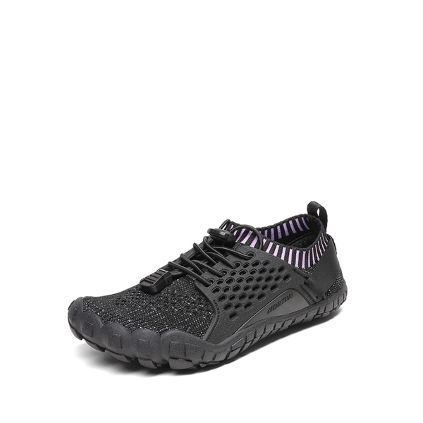 Kids Quick-Dry Water Shoes - BLACK PURPLE -  0