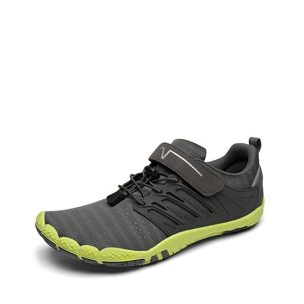 Men's Comfortable Barefoot Aqua Water Shoes - GREY GREEN -  0