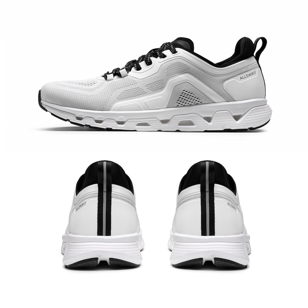 Athletic Walking Shoes - WHITE - 7