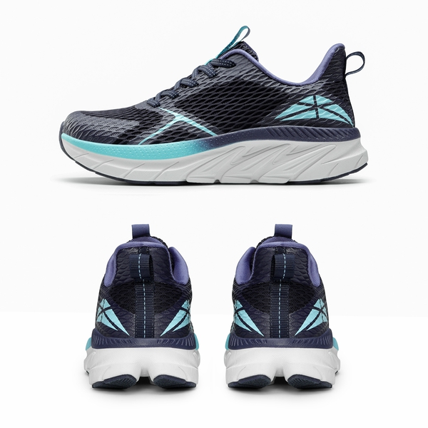 [Cloud Walker] Women's Athleisure Sneakers - BLUE - 1