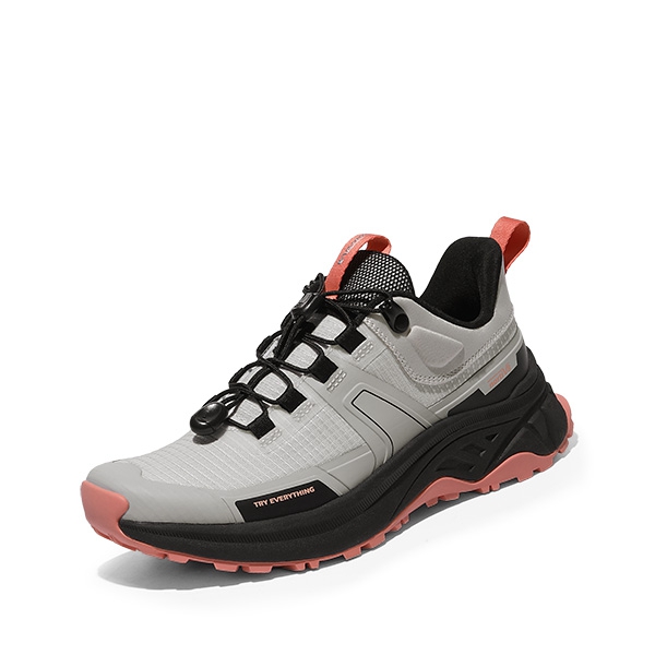 Women's Lightweight Hiking Shoes【Wide Fit】 - GREY PINK -  0