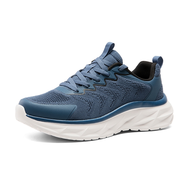 [ Dream Step ] Men's Comfortable Mesh Athleisure Sneakers - BLUE -  0