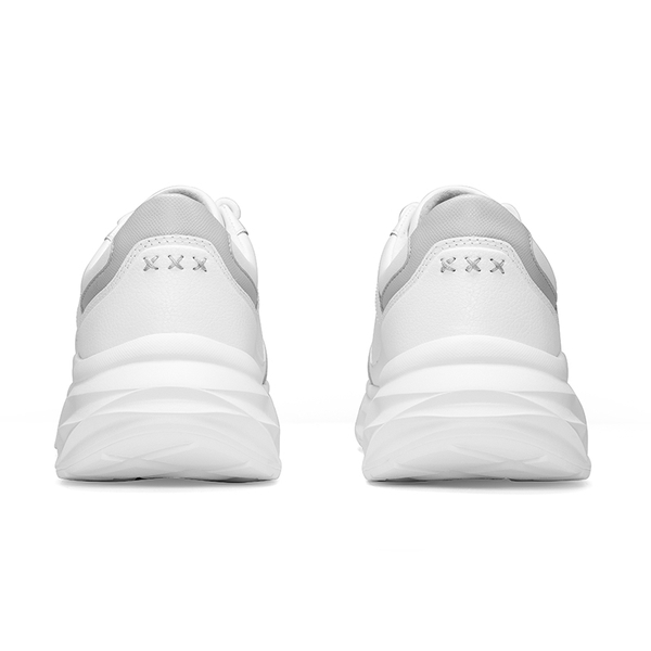 [ActiveCity] Men's Comfortable Lifestyle Sneakers - WHITE - 4