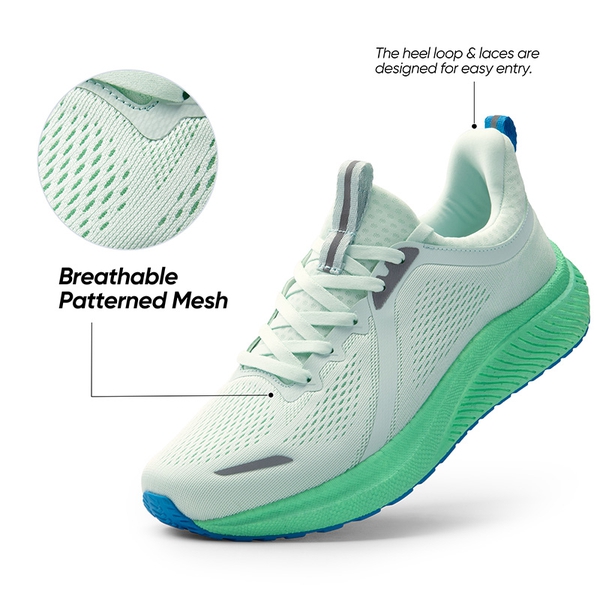  [Nimbus Flex] Men's Lightweight Mesh Athleisure Sneakers - GREEN - 2