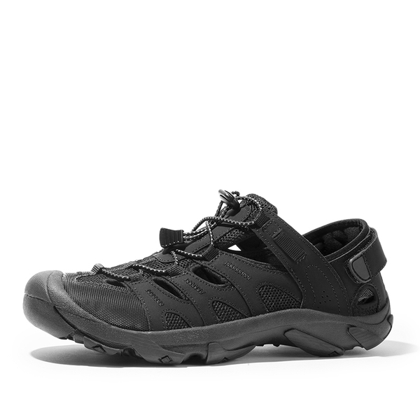 Men's Closed-Toe Non-Slip Sport Sandals - BLACK -  0