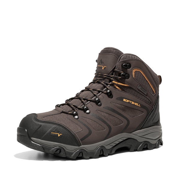 [Armadillo Series] Men's & Women's Waterproof Hiking & Walking Boots - BROWN-BLACK-TAN -  0