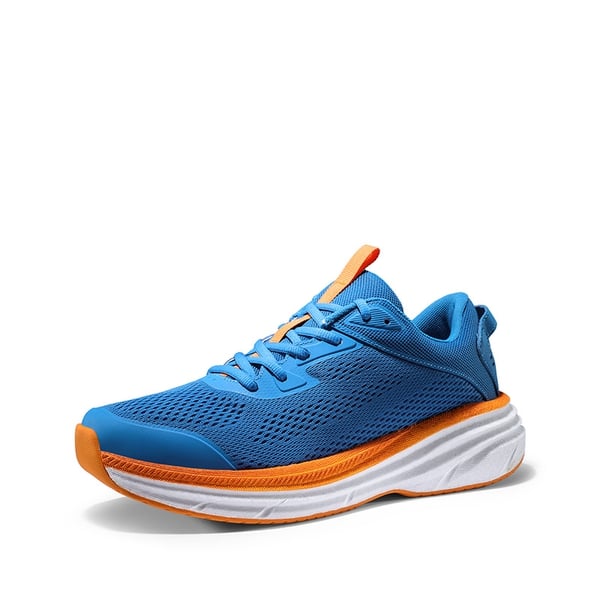 [FlexLife] Men's Knitted Comfortable Lightweight Running Shoescccc - BLUE -  0