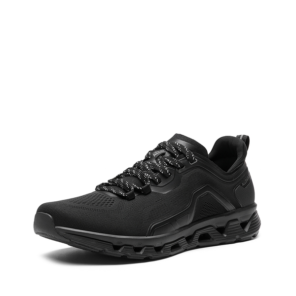 Athletic Walking Shoes - ALL BLACK -  0