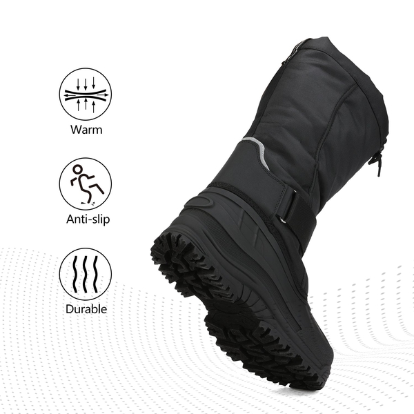 Men's Tall Snow Boots - BLACK - 3
