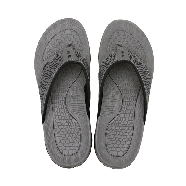 Men's Casual Thong Beach Sandals - GREY - 3