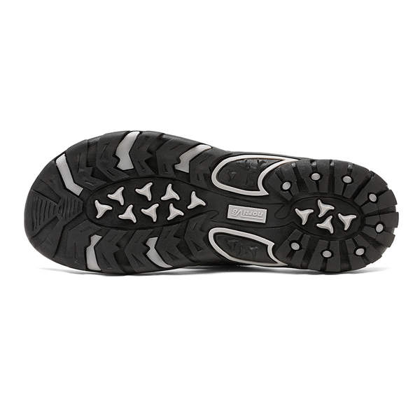 Men's Casual Thong Beach Sandals - GREY - 4