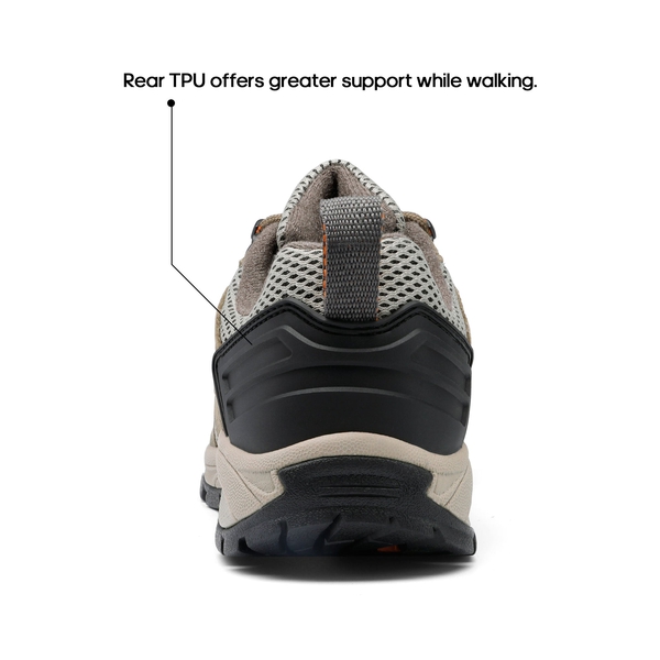Women's Breathable Lightweight Hiking Shoes - KHAKI - 4