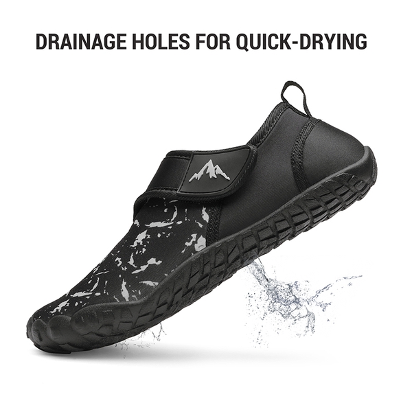 Women's Breathable Quick Dry Water Shoes - BLACK - 4